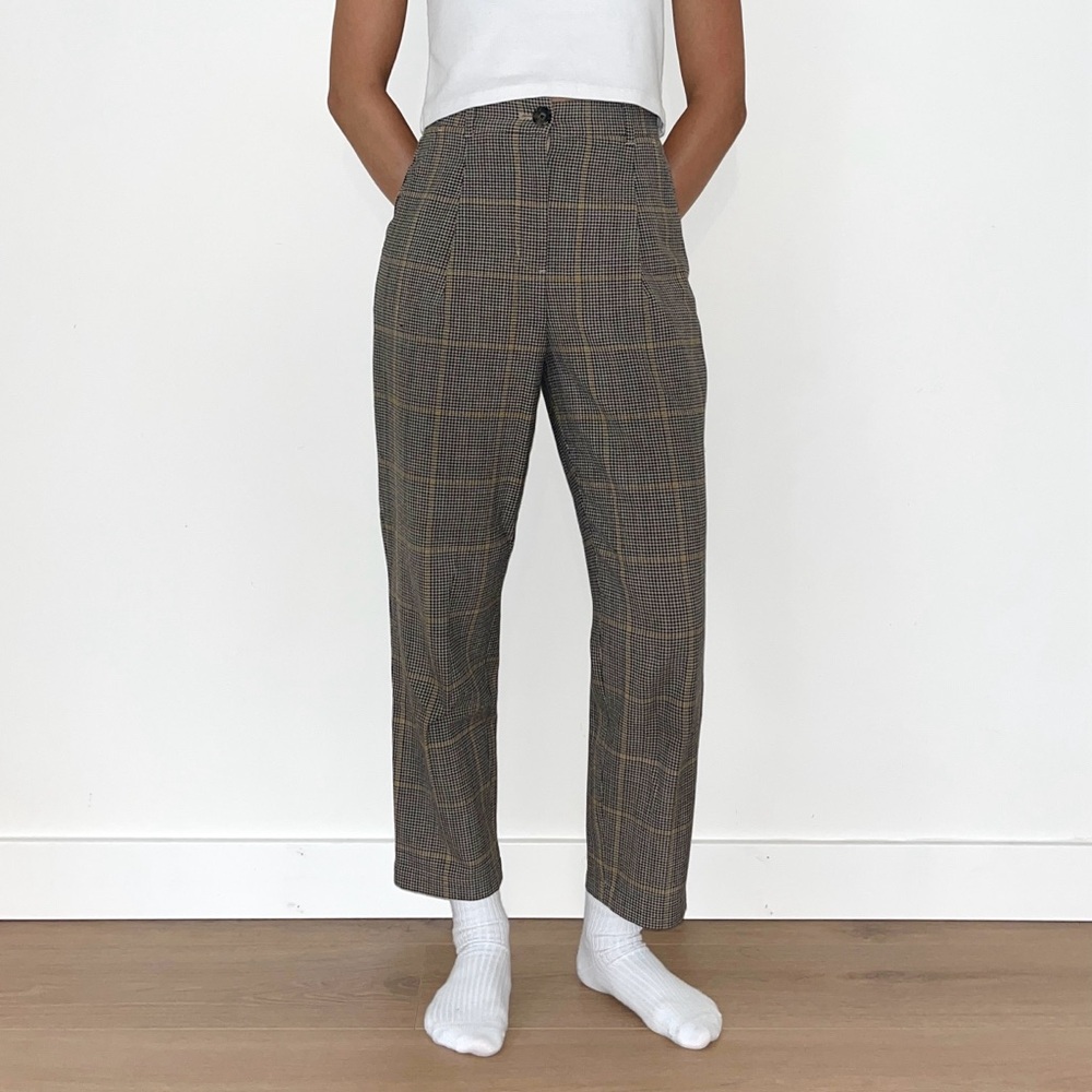 Aritzia Plaid Trousers